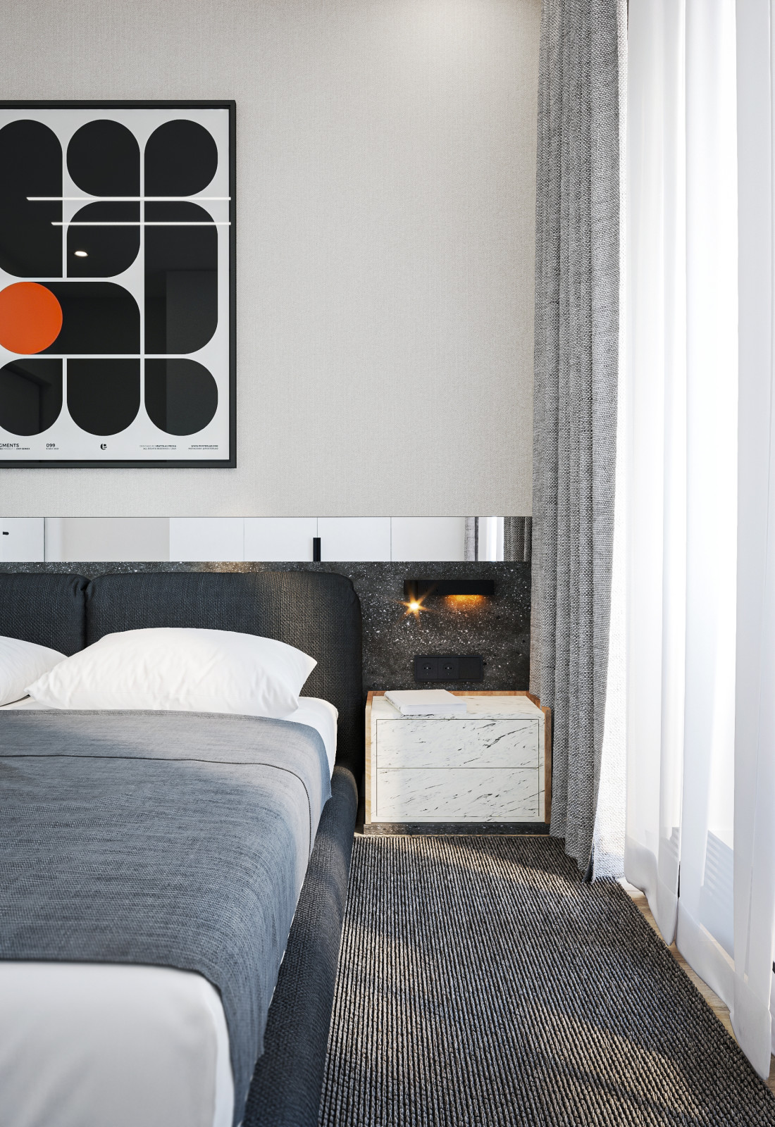 Дизайн-проект квартиры в ЖК "Метрополия" г. Москва