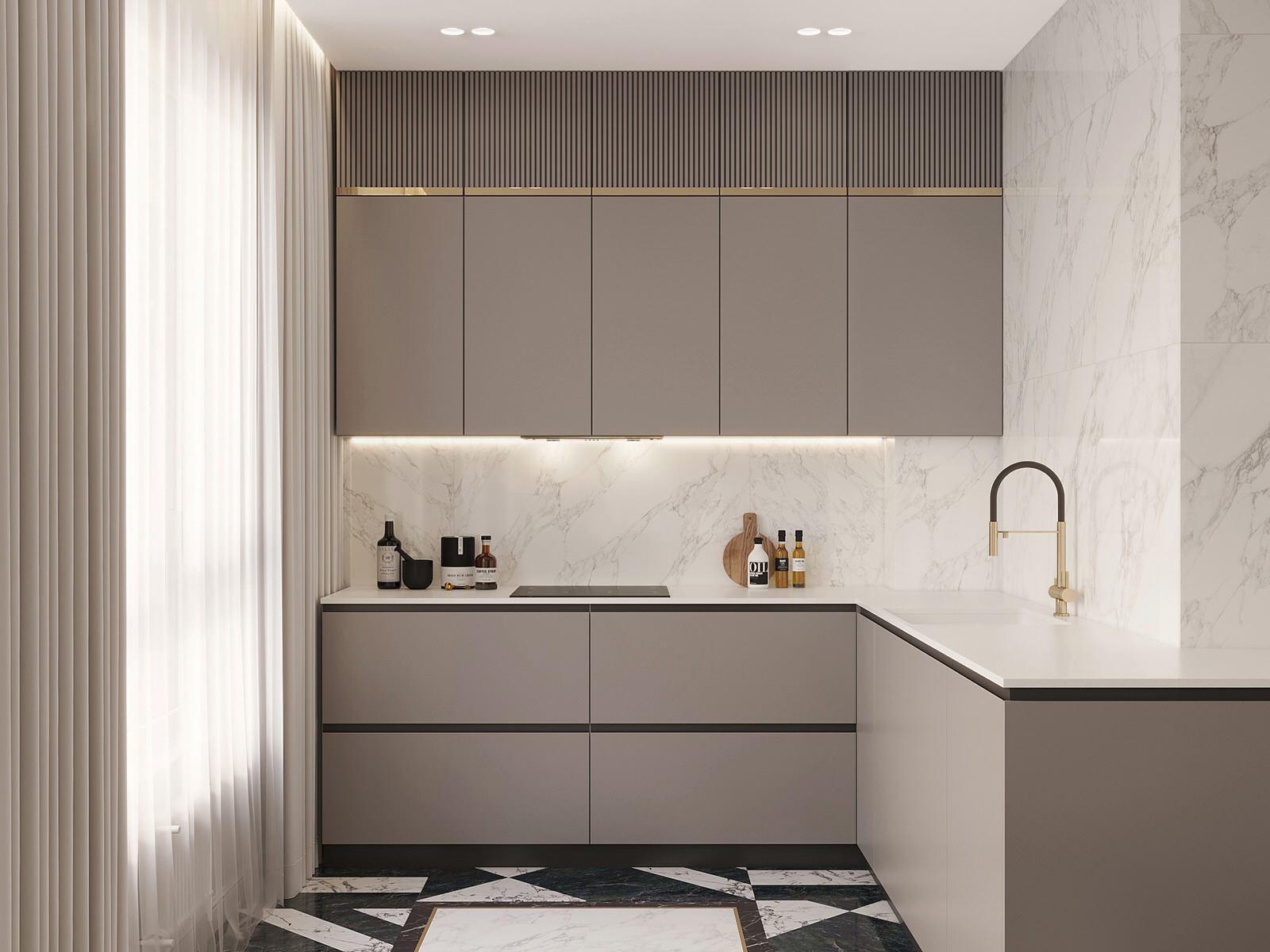 Дизайн-проект жилого дома в ЖК «Сердце Столицы» 80.3 кв.м