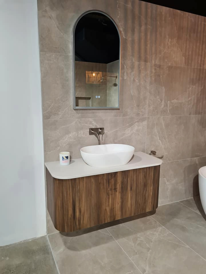 Curved Timber Bathroom Renovation