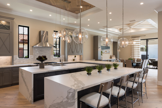 Villa Ferrari Model transitional-kitchen
