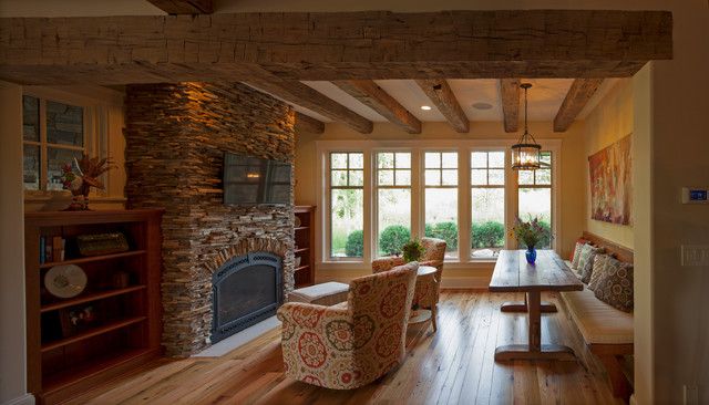  Cottage  Style Meets Modern  Living  Rustic Living  Room  