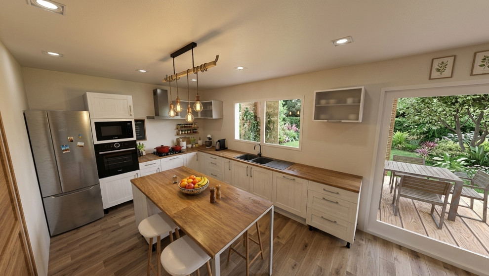 Construction de maison style moderne