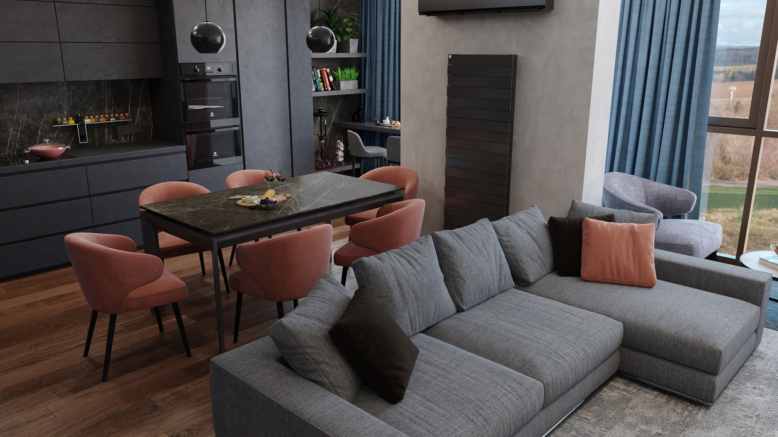 Современный Дизайн Квартиры 70 м2