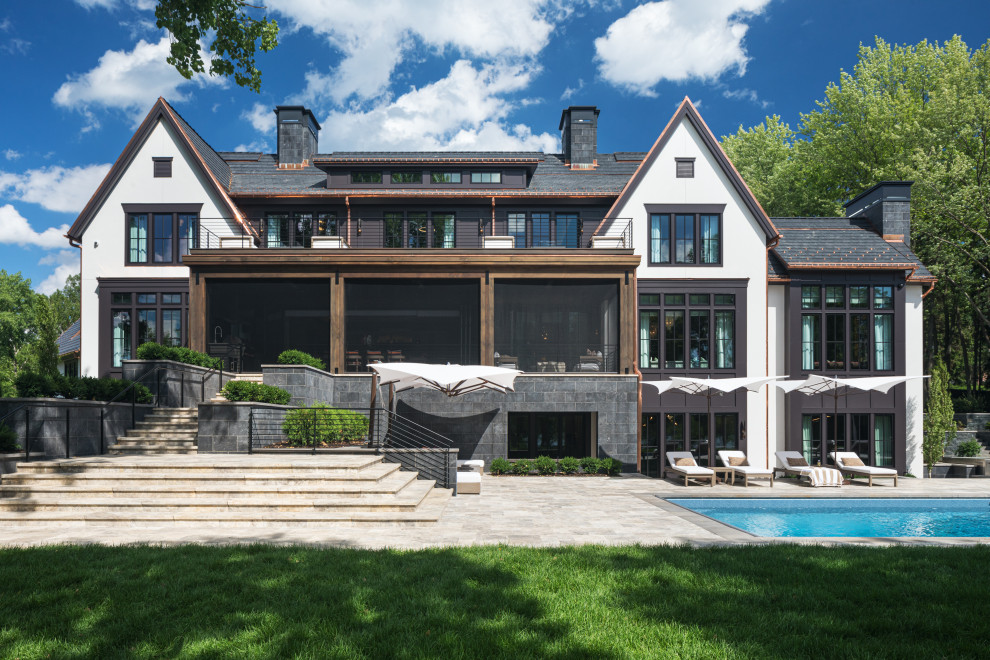 Example of a trendy home design design in Minneapolis