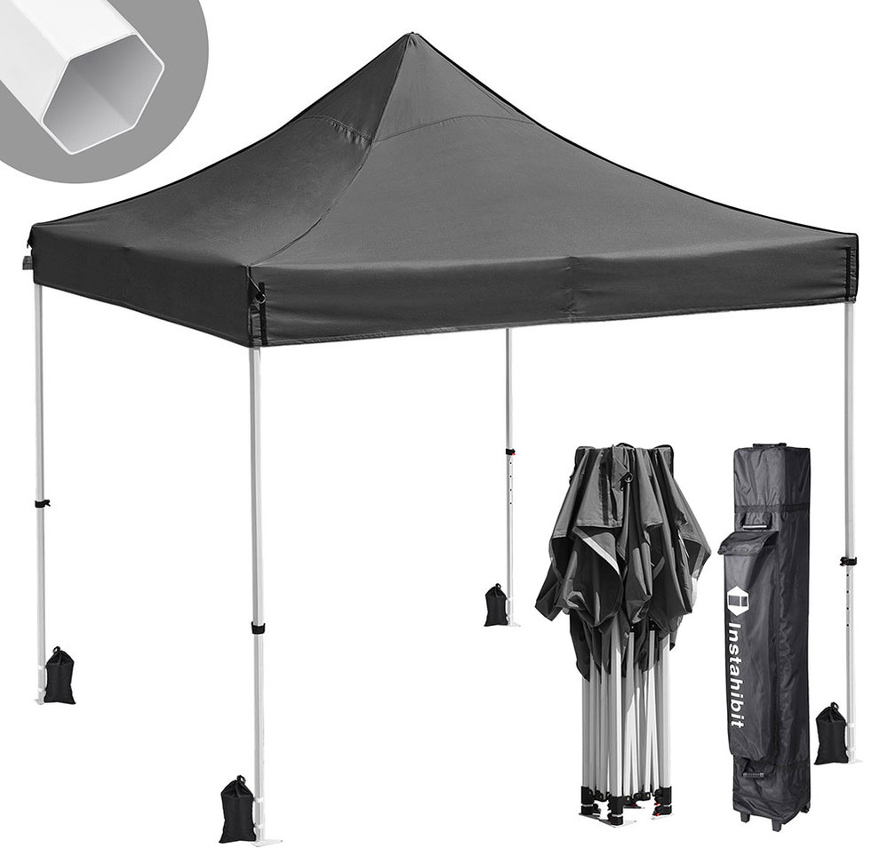 Details about   10' x 10' Portable Pop Up Canopy Event Party Tent Adjustable with Roller Bag-Wh 