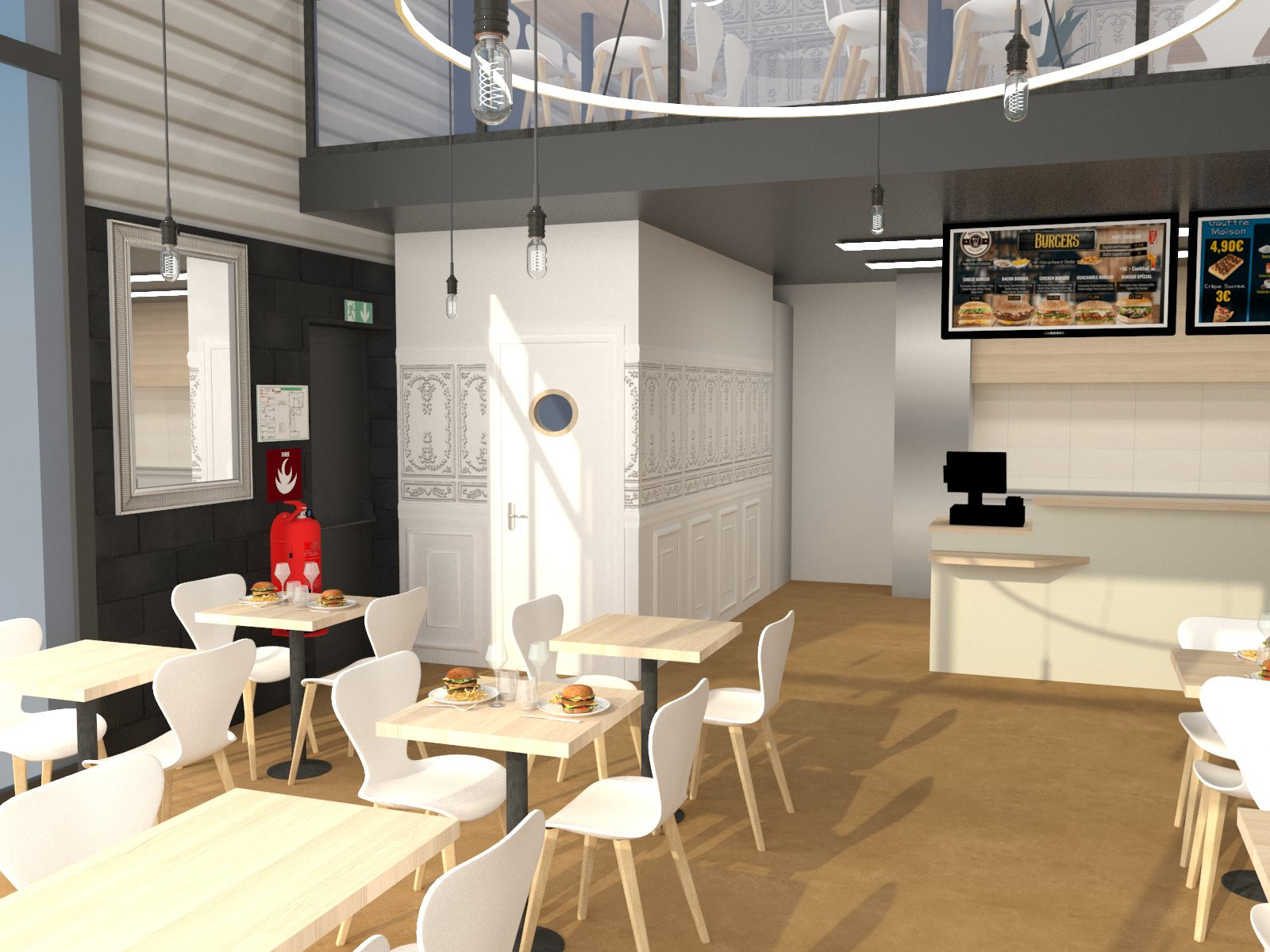 Sorbiers - Transformer un dépôt en un restaurant tendance