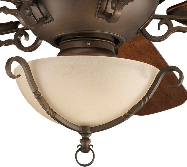 Progress Lighting Santiago Three Light Ceiling Fan Traditional Progress Lighting Santiago Three Light Ceiling Fan P2641 102