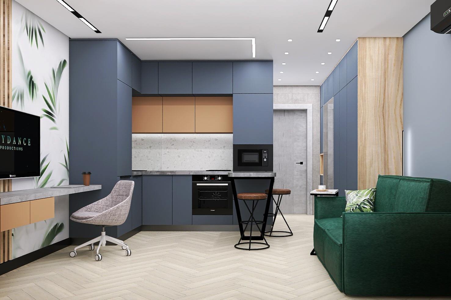 Студия 23 кв. м