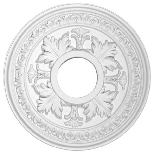 Floral Ceiling Medallion Traditional Ceiling Medallions by