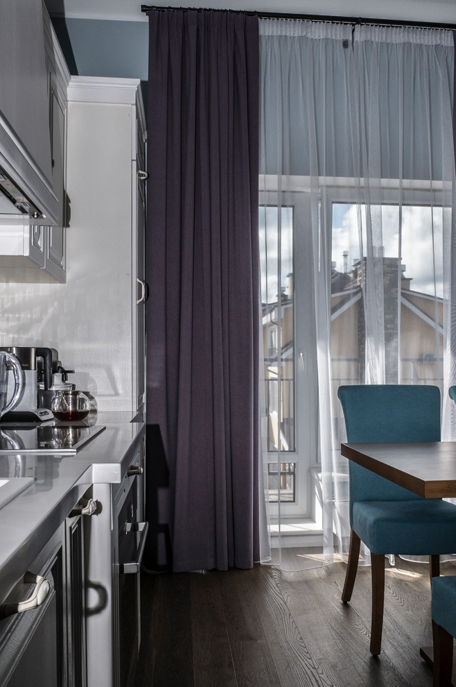 Шторы для гостиной в ЖК Ангелово.