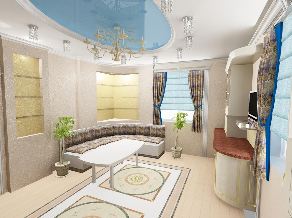 интерьер коттеджа