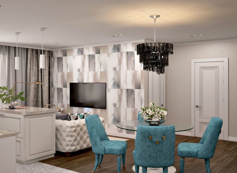 Дизайн-проект 4-х комнатной квартиры в Уфе 100 кв.м.