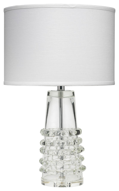 tall clear glass table lamps