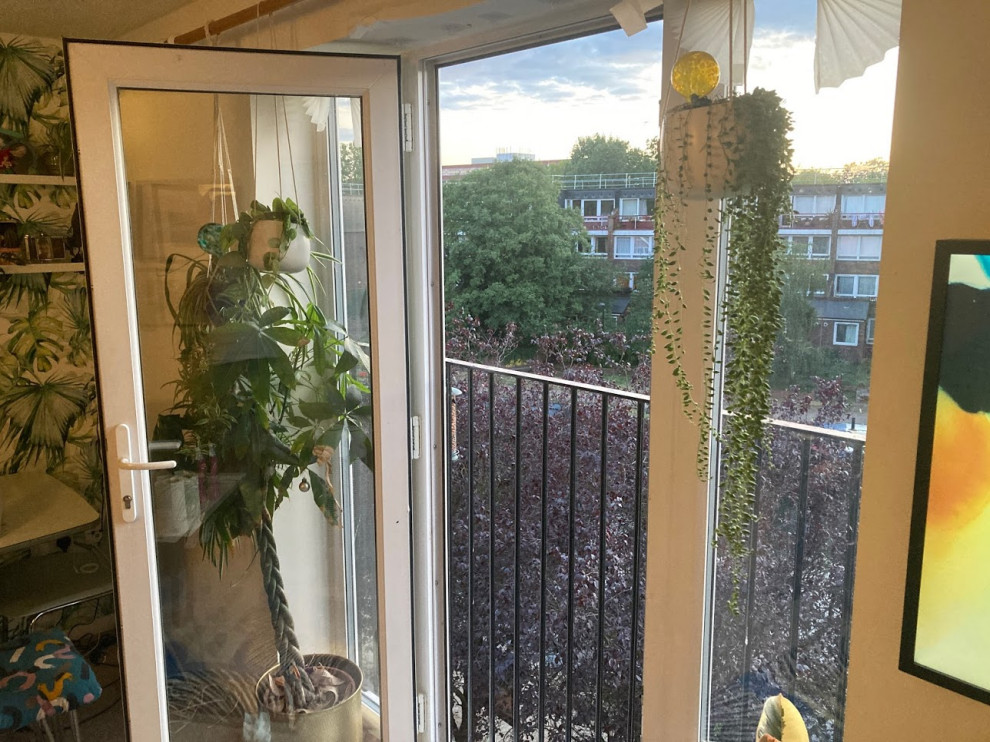Tricky juliet balcony blinds Houzz UK