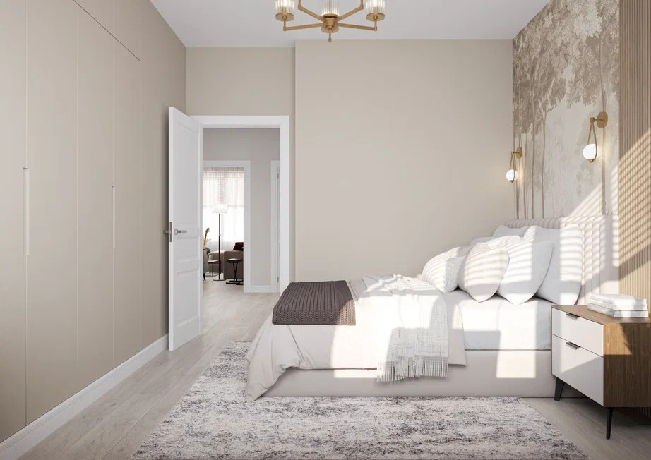 Ремонт квартиры 78 м2 в современном стиле с элементами сканди