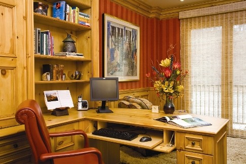 Knotty Pine Home Office Traditional Home Office Philadelphia