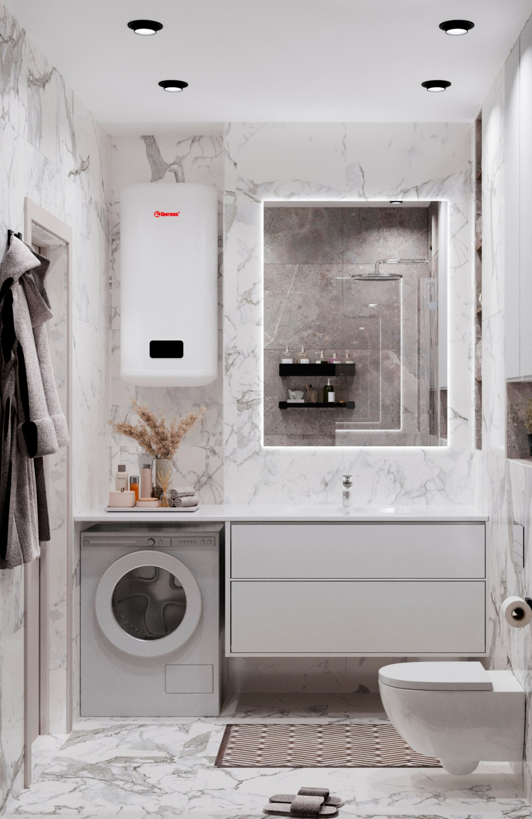 Western residence. Часть #1 Визуализации