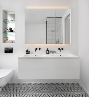 Skandinavische Badezimmer Ideen Design Bilder August 2020 Houzz De