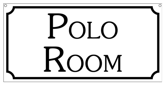 Polo Room Aluminum Vintage Horse Barn Stables Ranch Farm Sign 6