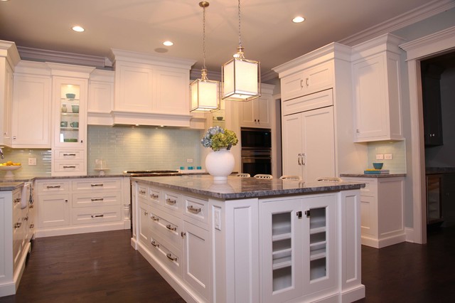 New England Style Home Traditional Kitchen Chicago By