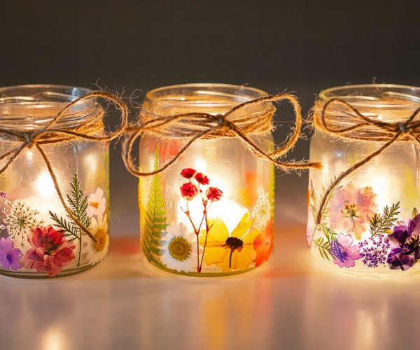 upcycled jars