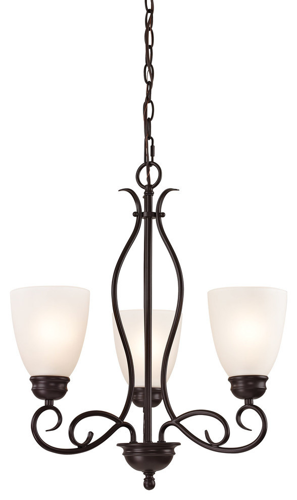 Chatham 3-Light Chandelier, Oil-Rubbed Bronze