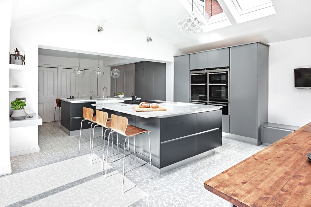Inspiration for a contemporary kitchen in Wiltshire.