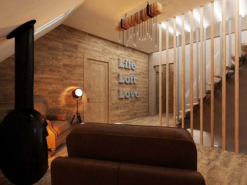 Коттедж в стиле лофт