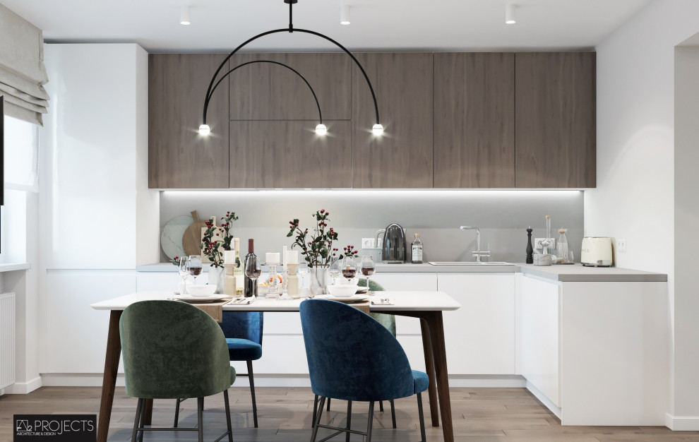 ДИЗАЙН-ПРОЕКТ ДВУХУРОВНЕВОЙ КВАРТИРЫ 104 м2