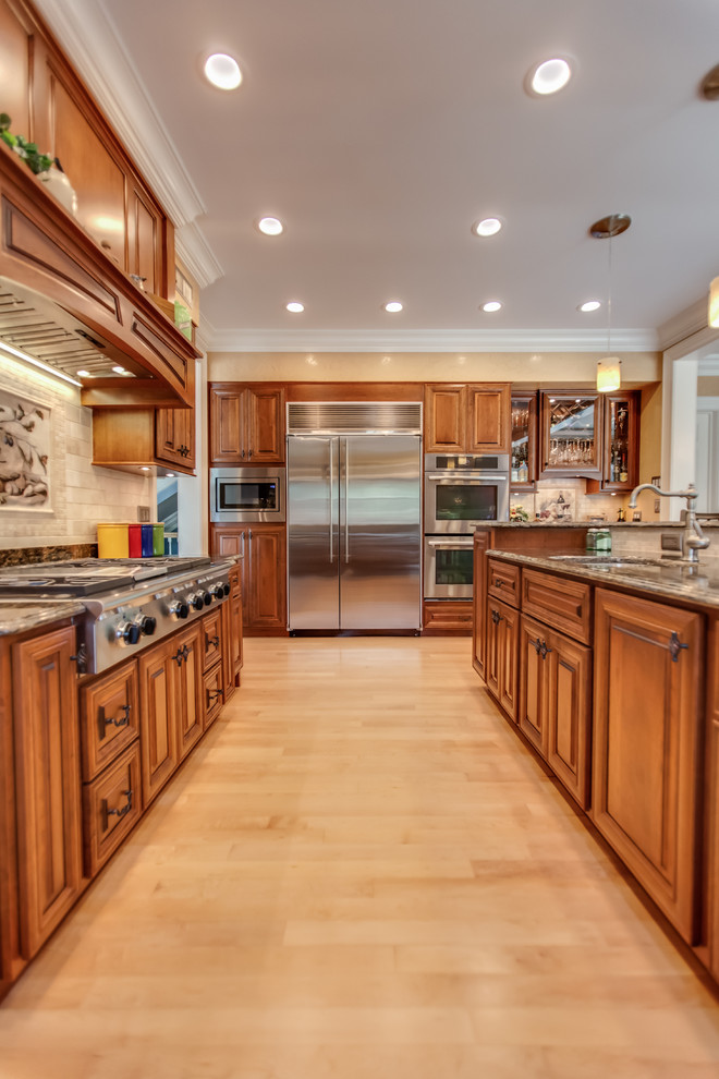 Fairfield, Iowa - Traditional Cherry Kitchen - Traditional ...