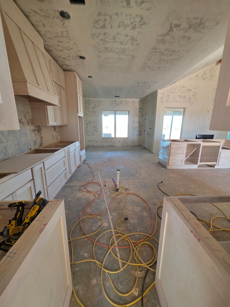 Custom Kitchen with separate dining area