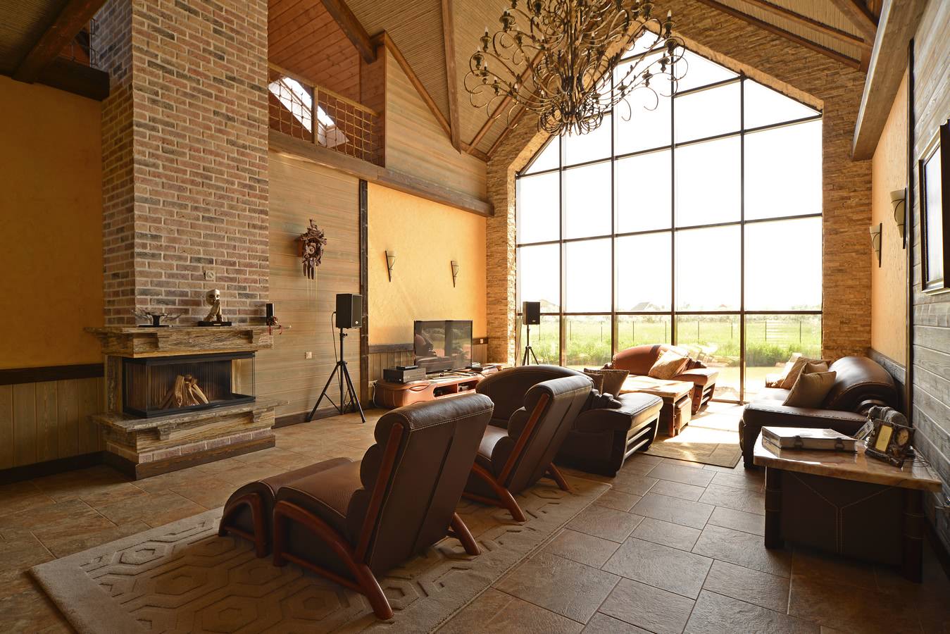 Интерьер охотничьего дома