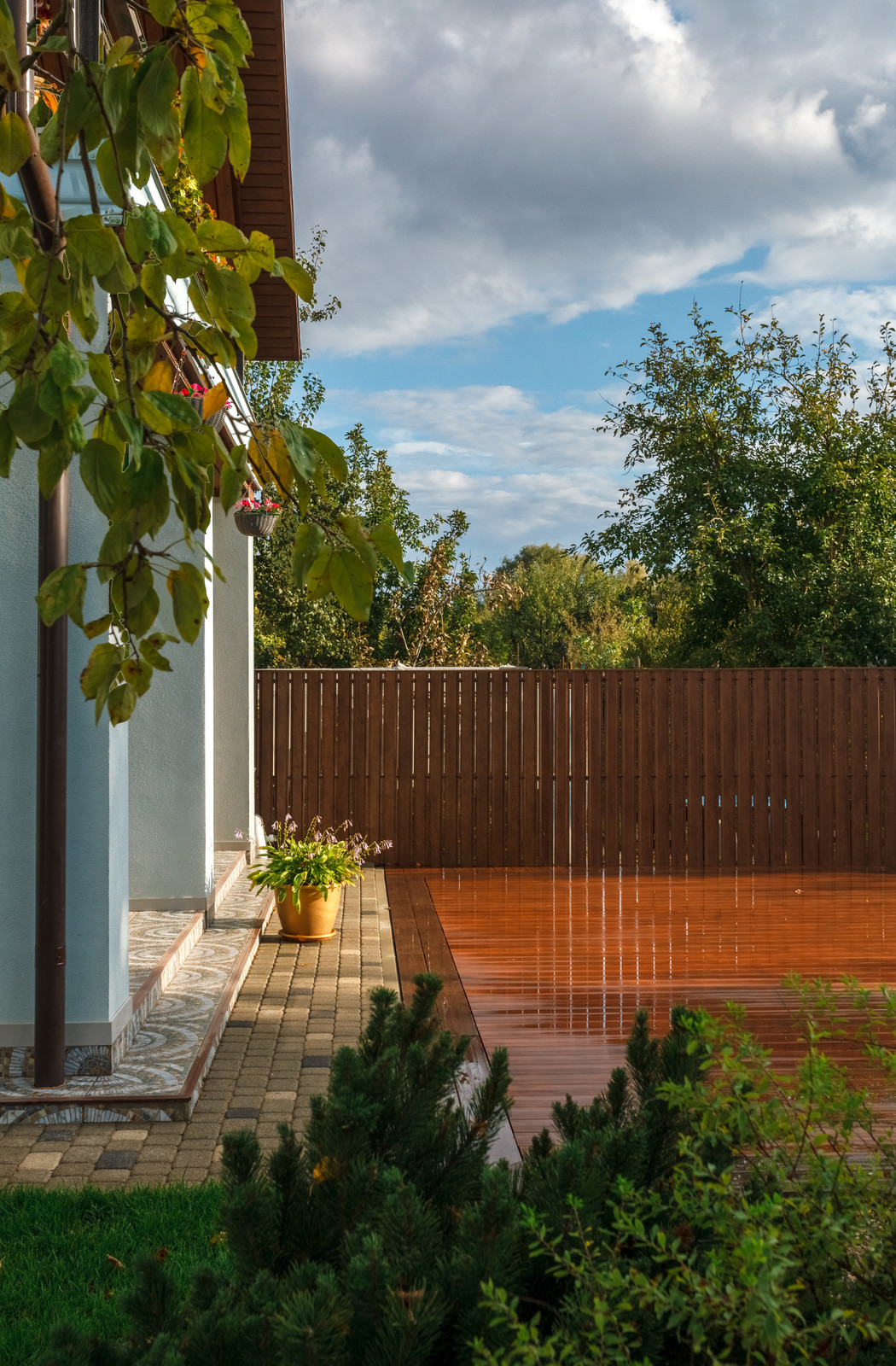 Бассейн на даче