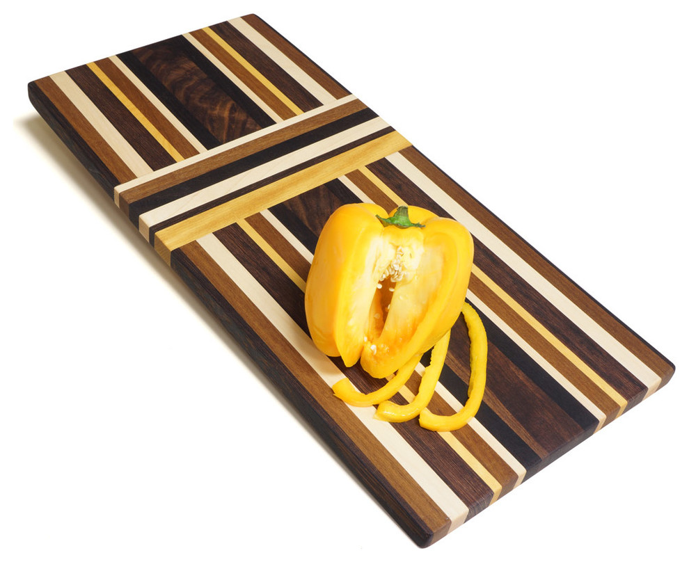 Upgraded Solid Hardwood Kitchen Cutting Board