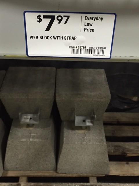 precast concrete pier blocks