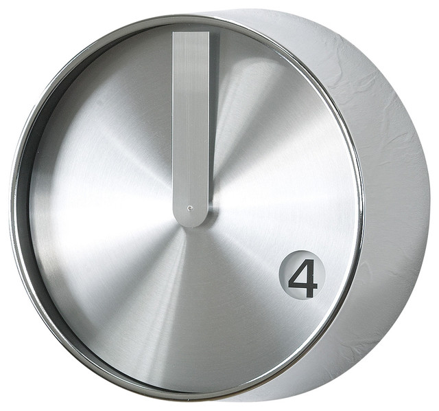 Time Concept EDGE Wall Clock Futuristic 8" Wall Clocks Houzz