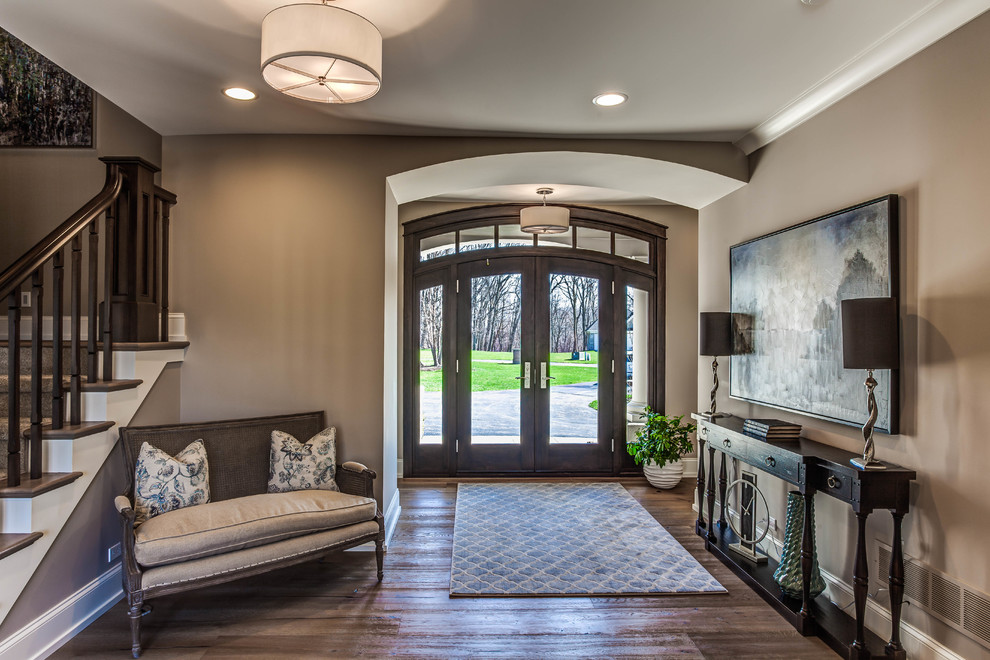 Home design - transitional home design idea in Grand Rapids