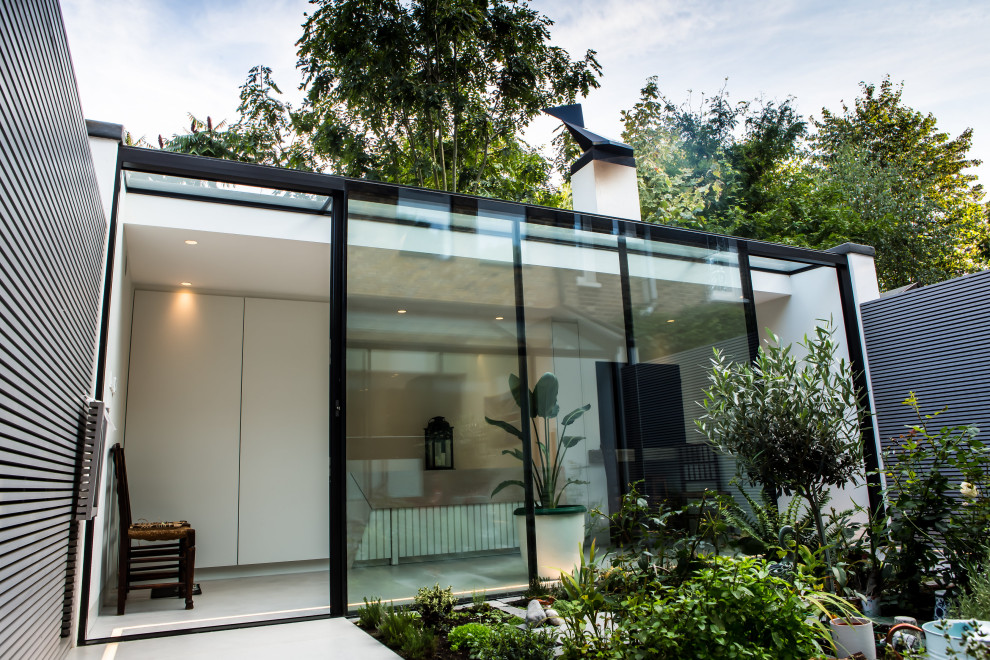 Glass Garden Room Shed London by BOWA Houzz
