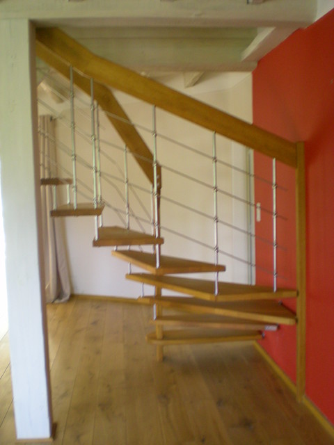 La Chaumi&egrave;re casa-de-campo-escalera