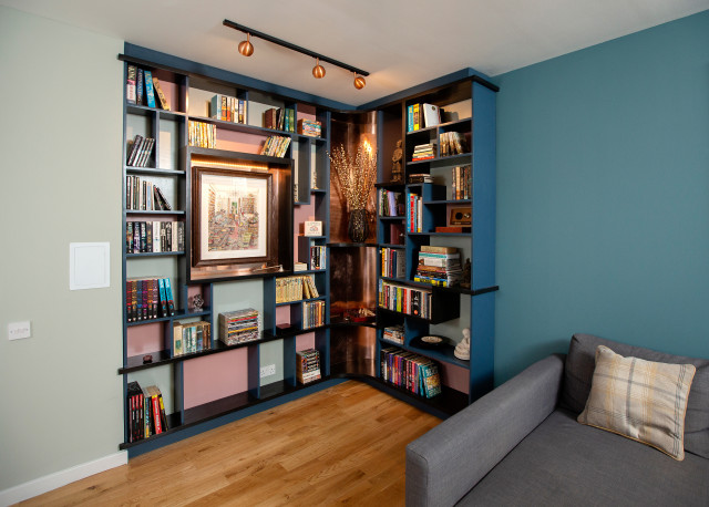 Comic Haven Bookcase eclectic-family-room