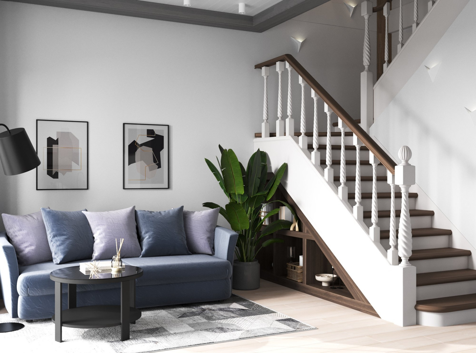 Таунхаус Совушки Кухня-гостиная, прихожая