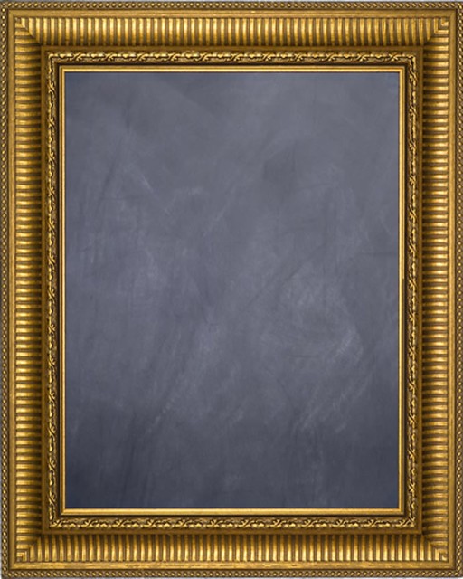 Framed Chalkboard 20 X24 With Gold Finish Frame