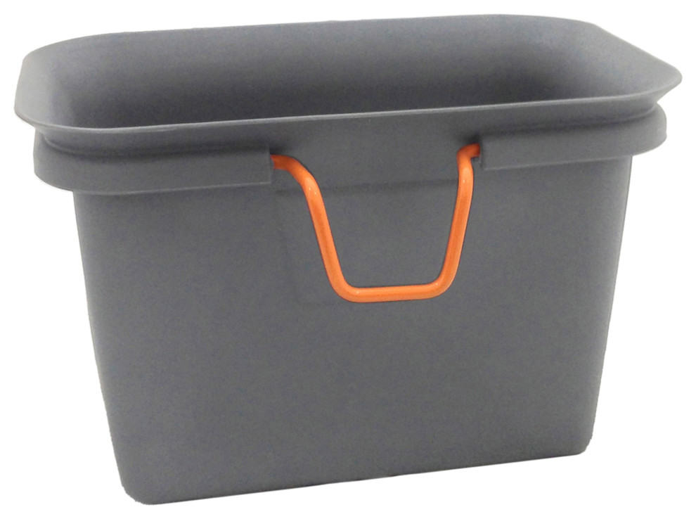 Scrap Happy Scrap Collector/Freezer Compost Bin, Slate Contemporary