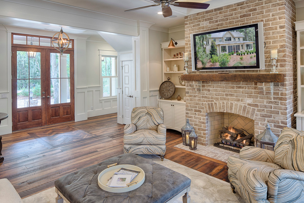 Eleanor - Low Country Farmhouse - Farmhouse - Family Room ...