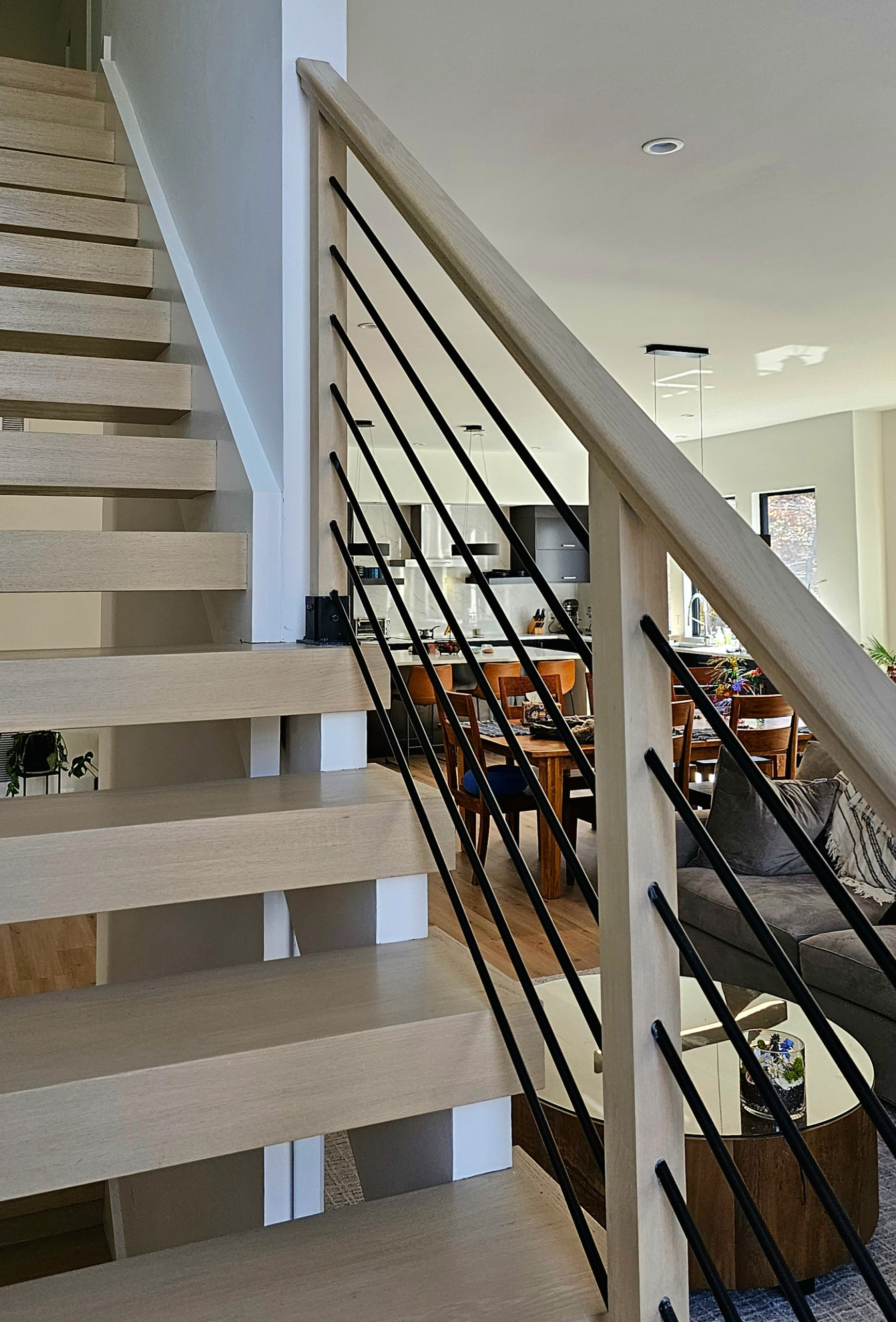 111_Open-Rise Stair with a Stunning Pool View, Great Falls, VA 22066