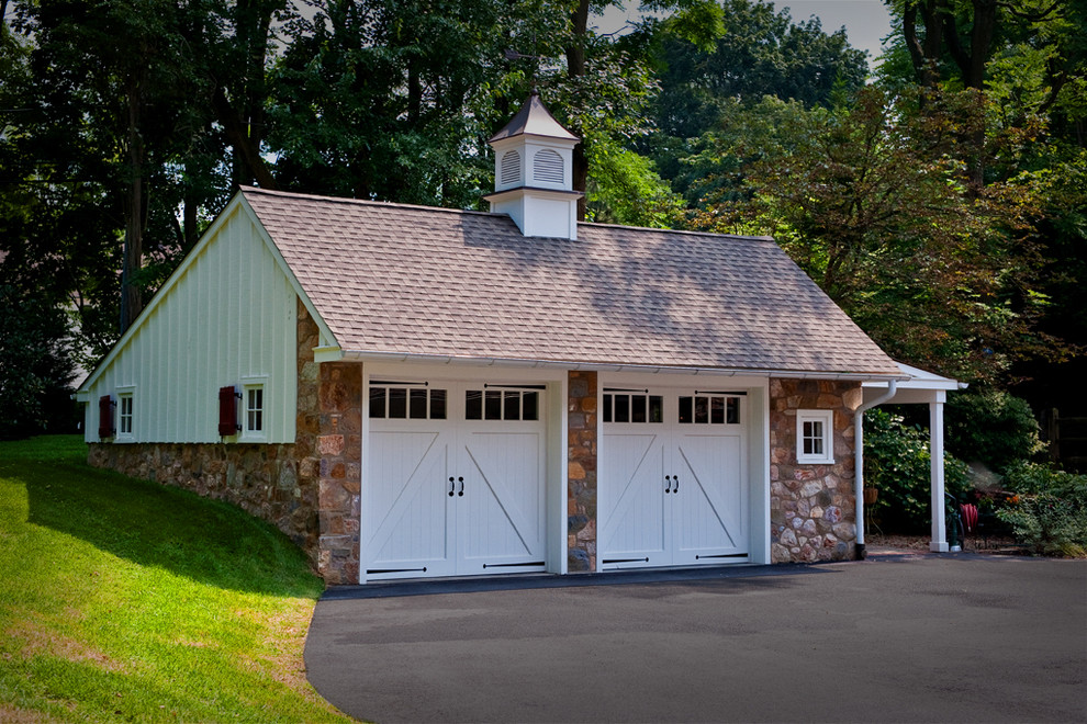 Lafayette Farmhouse Garage Philadelphia by Warren Claytor