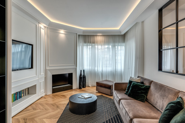 H. Elegant Apartment vardagsrum