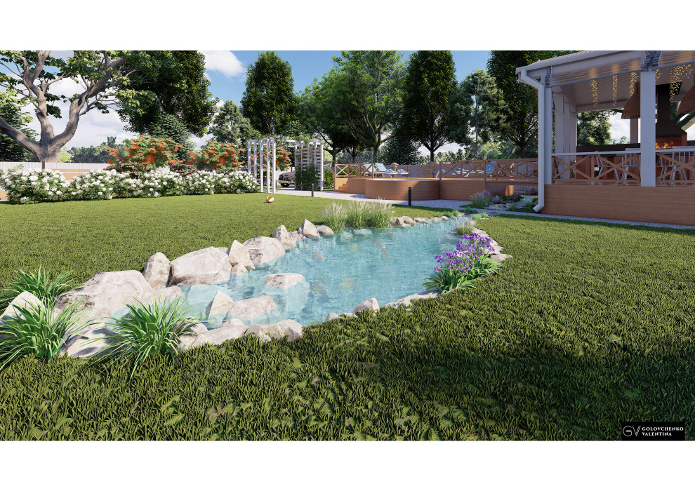 Концептуальный проект ландшафта частного дома