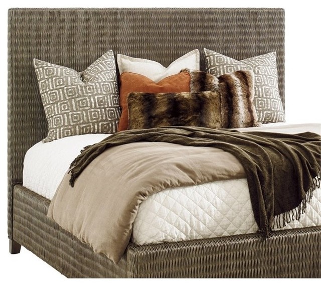 Driftwood Isle Woven Platform Headboard Tropical Headboards by Lexington Home Brands Houzz