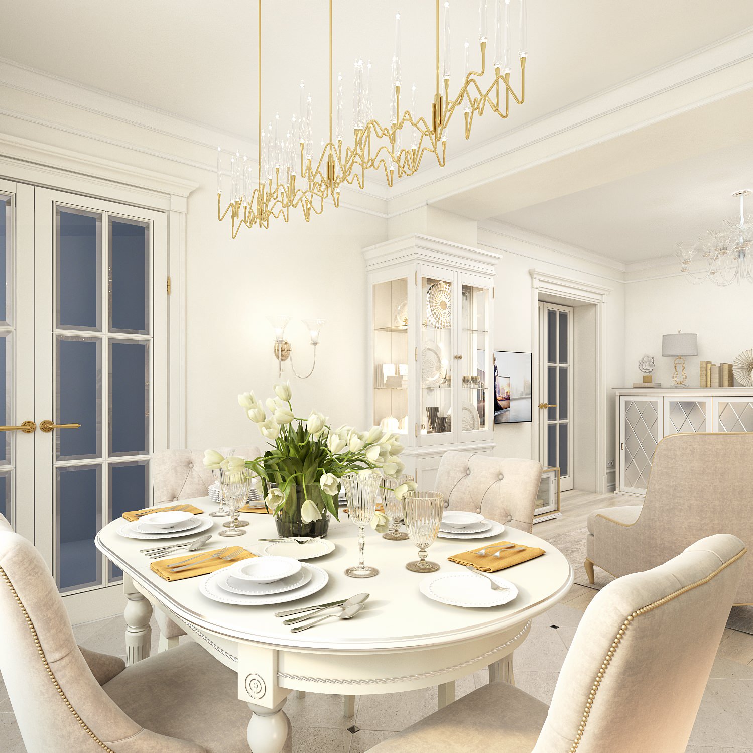 Дизайн-проект четырехкомнатной квартиры